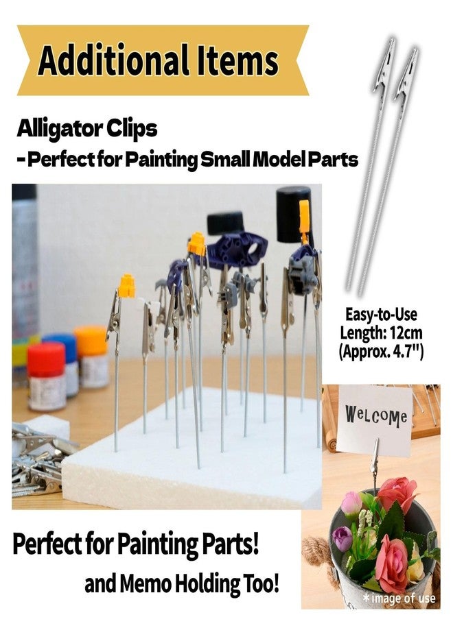 Someie Plastic Model Display Items Set (Side Walls ×2, Alligator Clips ×2) - Image 5